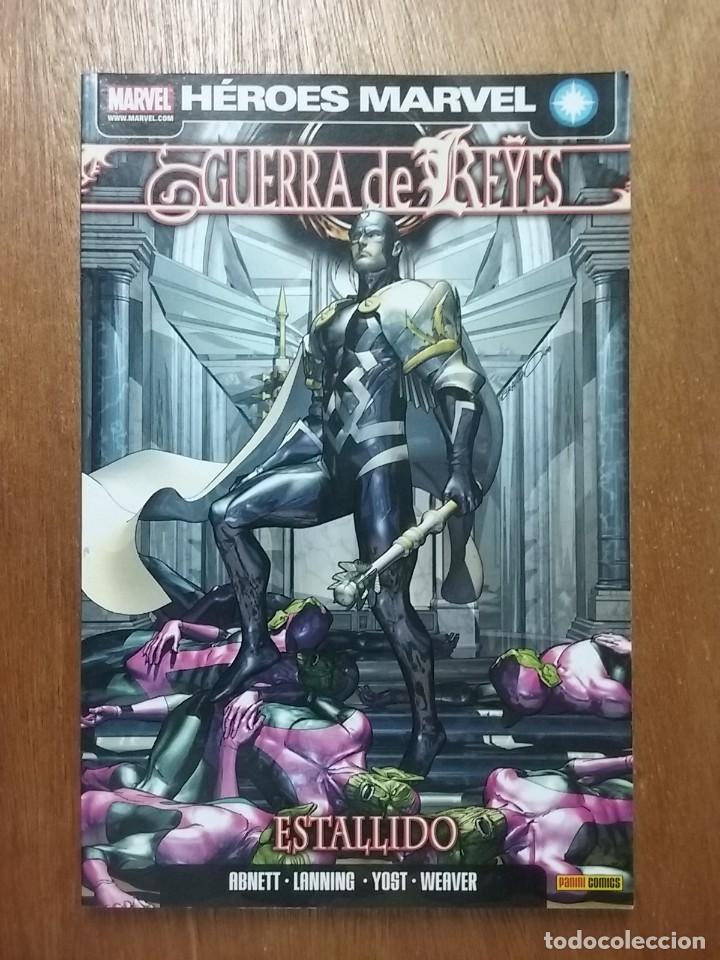 C&oacute;mics: GUERRA DE REYES, ESTALLIDO, HEROES MARVEL, PANINI COMICS - Foto 1