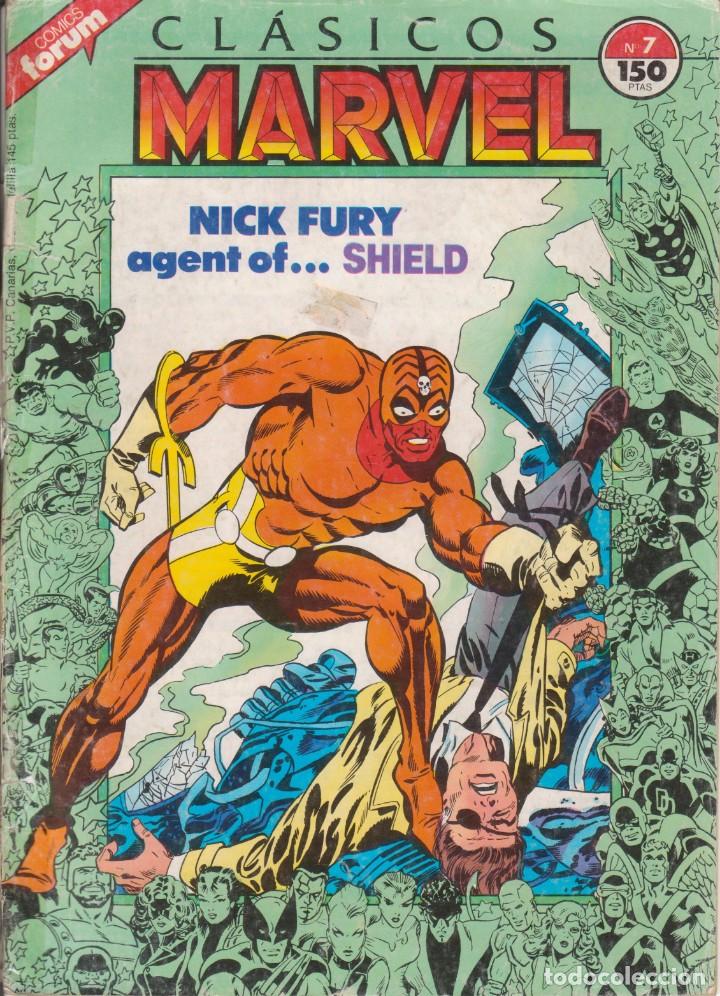 C&oacute;mics: C&Oacute;MIC MARVEL ` CL&Aacute;SICOS MARVEL &acute; N&ordm; 7 ED.FORUM 1988. - Foto 1