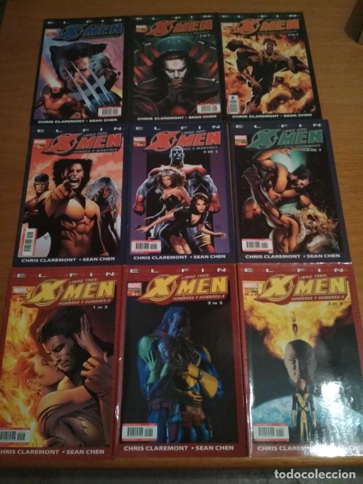 Comics: X MEN EL FIN COMPLETA 9 números libro 1 2 y 3 claremont panini no forum