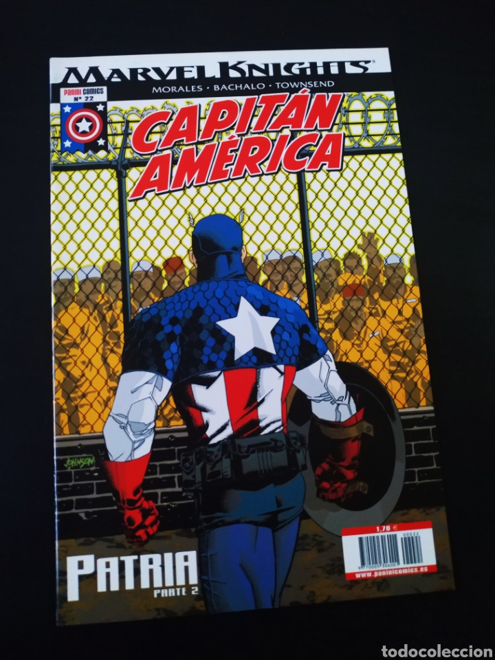 C&oacute;mics: DE KIOSCO MARVEL KNIGHTS CAPITAN AMERICA 22 PANINI COMICS - Foto 1