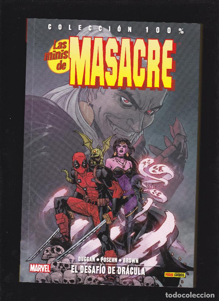 C&oacute;mics: 100% MARVEL - LAS MINIS DE MASACRE - N&ordm; 7 DE 12 - El desaf&iacute;o de Dr&aacute;cula - PANINI - - Foto 1