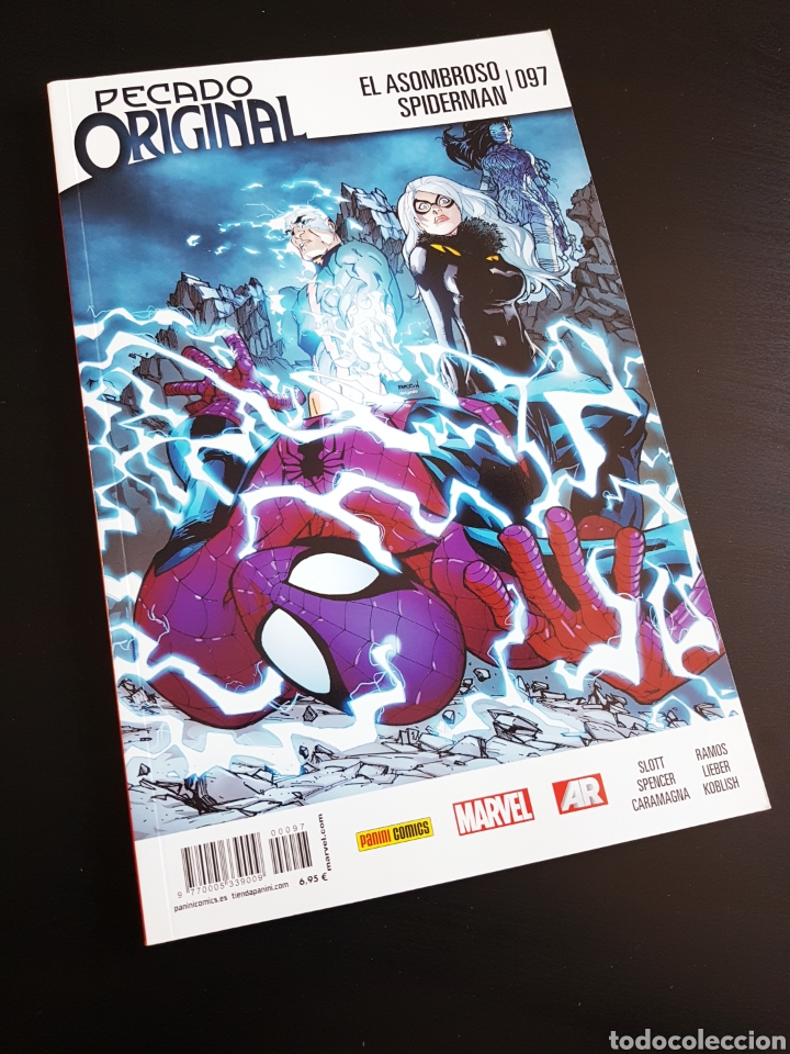 C&oacute;mics: CASI EXCELENTE EL ASOMBROSO SPIDERMAN 97 PANINI - Foto 1