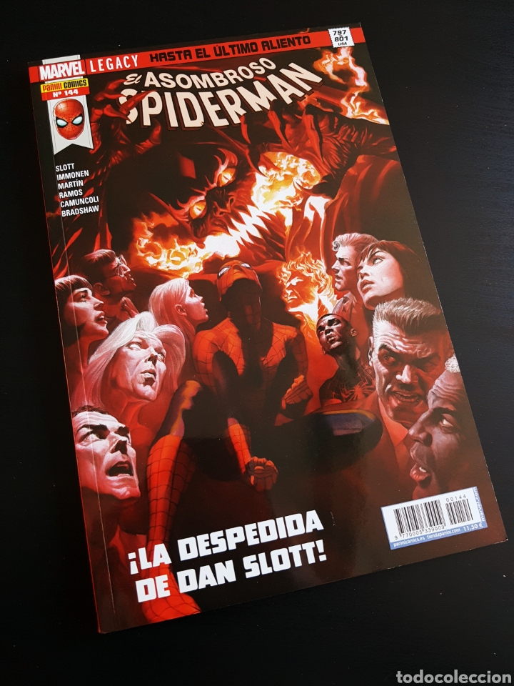 C&oacute;mics: EXCELENTE ESTADO EL ASOMBROSO SPIDERMAN 144 PANINI - Foto 1