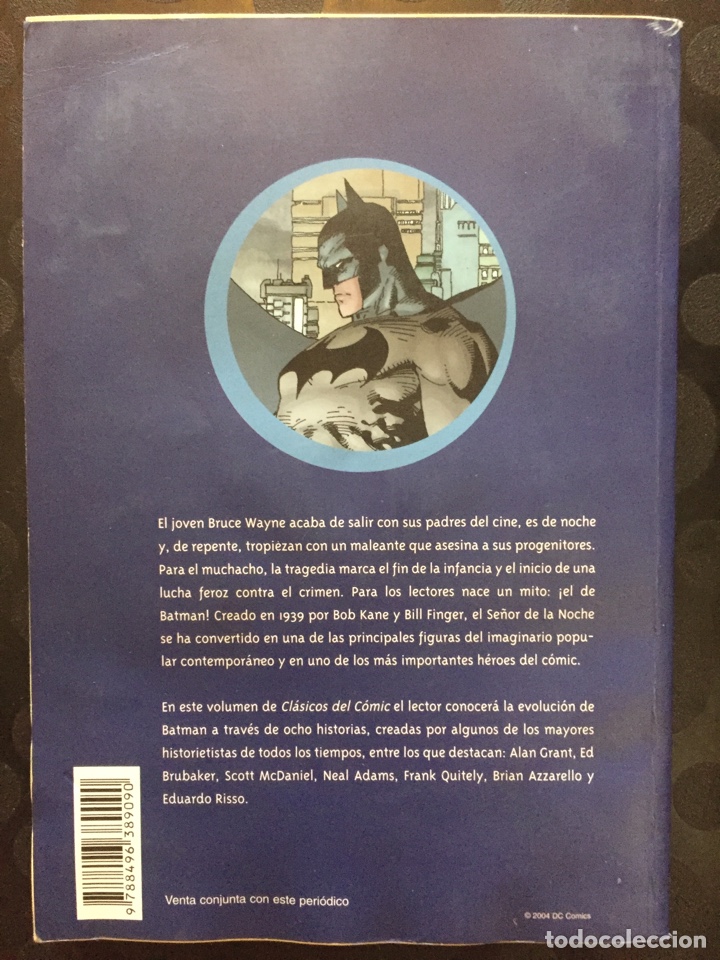 C&oacute;mics: CL&Aacute;SICOS DEL C&Oacute;MIC N.1 BATMAN de BOB KANE DC C&Oacute;MICS ( 2004 ). - Foto 2