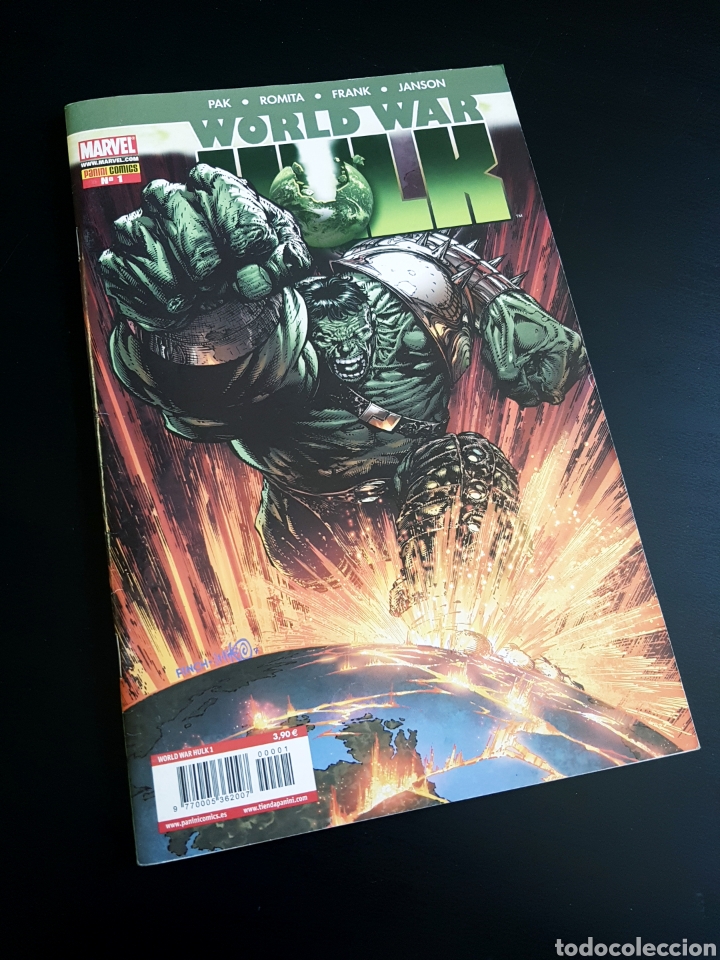 C&oacute;mics: CASI EXCELENTE ESTADO WORLD WAR HULK 1 PANINI - Foto 1