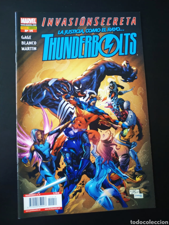 C&oacute;mics: EXCELENTE ESTADO THUNDERBOLTS 14 PANINI COMICS - Foto 1