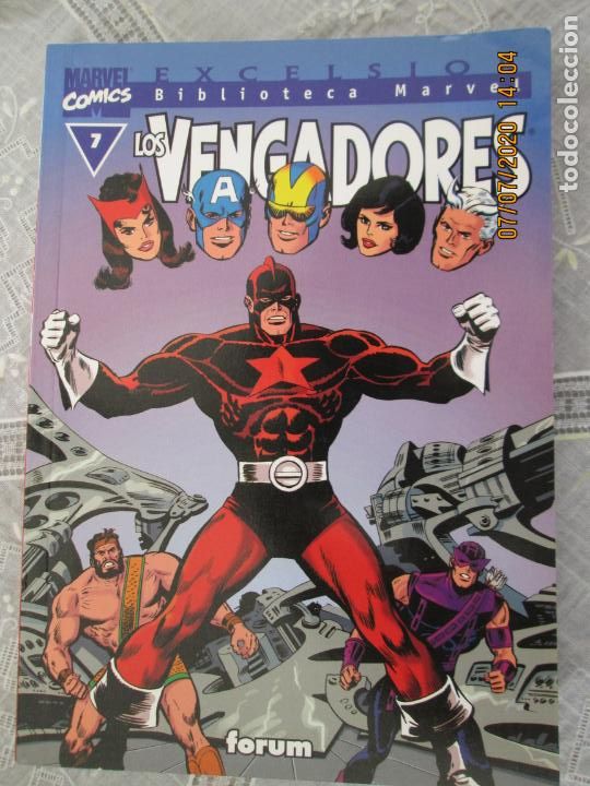 C&oacute;mics: LOS VENGADORES N&ordm; 7 FORUM BIBLIOTECA MARVEL EXCELSIOR - Foto 1