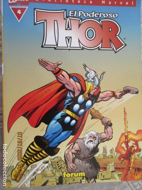 C&oacute;mics: THOR EL PODEROSO N&ordm; 4 BIBLIOTECA MARVEL N&ordm; 8 FORUM COMICS -2002 - EXCELSIOR - Foto 1