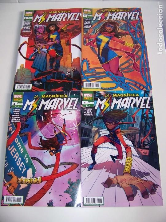 C&oacute;mics: PANINI LA MAGNIFICA MS. MARVEL 1 2 3 4 - Foto 1