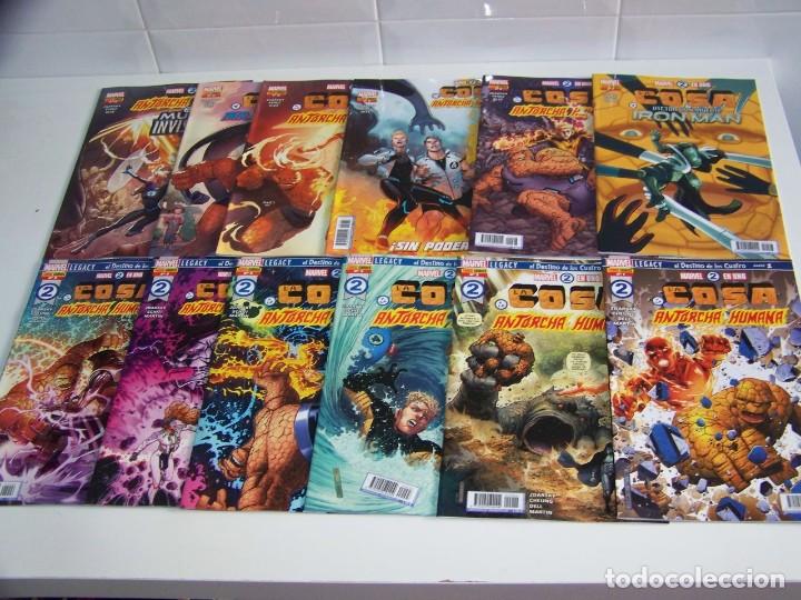 C&oacute;mics: PANINI MARVEL 2 EN UNO COMPLETA 12 N&ordm; LA COSA ANTORCHA HUMANA