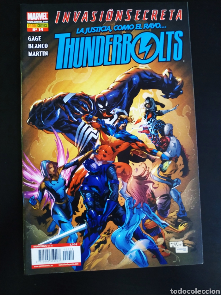 C&oacute;mics: EXCELENTE ESTADO THUNDERBOLTS 14 PANINI COMICS - Foto 1