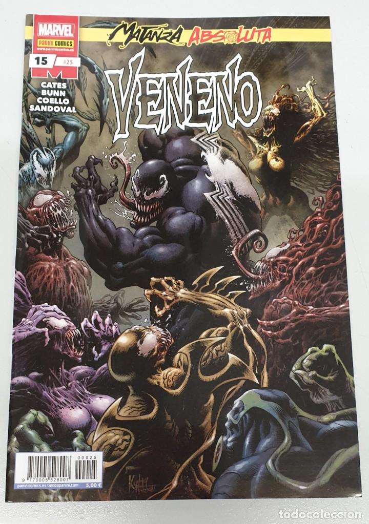 C&oacute;mics: VENENO VOL 2 N&ordm; 25 / 15 : MATANZA ABSOLUTA / MARVEL - PANINI - Foto 1