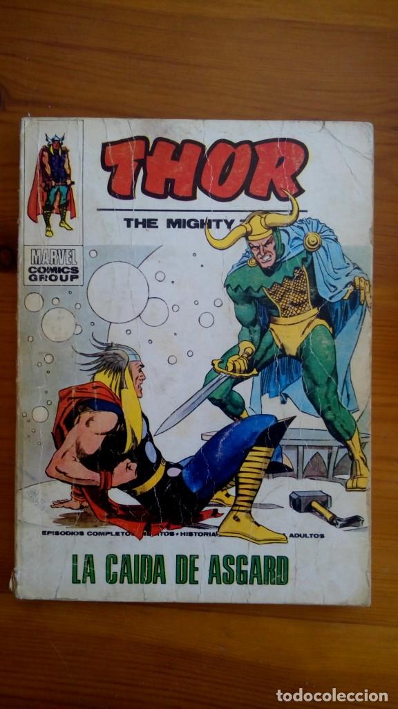 C&oacute;mics: LA CAIDA DE ASGARD. THOR. MARVEL COMICS GROUP. EDICIONES V&Eacute;RTICE. - Foto 1