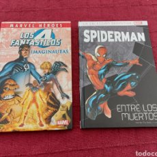 Cómics: SPIDERMAN ENTRE LOS MUERTOS-MARVEL HEROES LOS 4 FANTASTICOS-IMAGINAUTAS -2 TOMOS. Lote 214419211