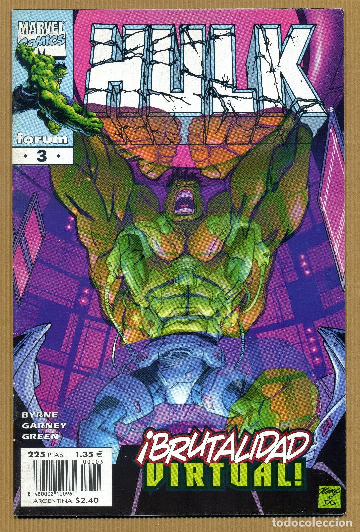 C&oacute;mics: MARVEL COMIC FORUM 3 - HULK - BYRNE GARNEY GREEN - Foto 1
