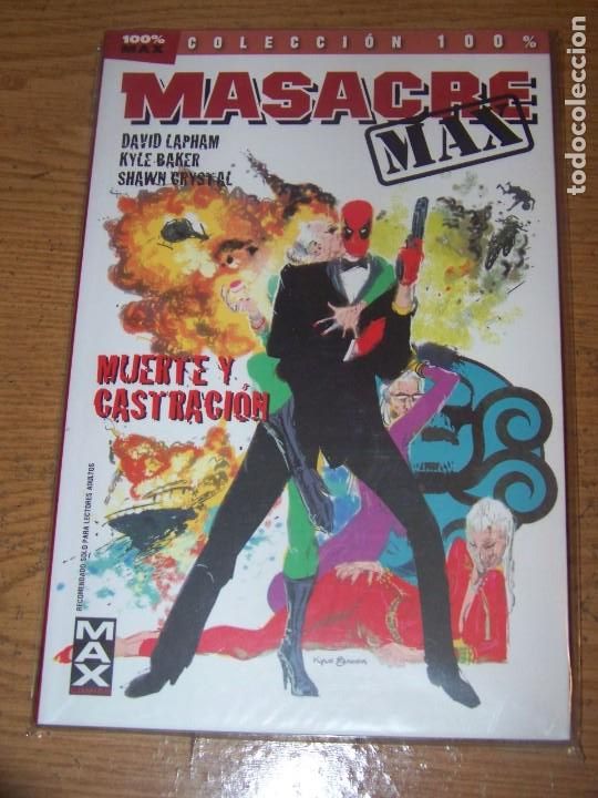 C&oacute;mics: PANINI MASACRE MAX 3 MUERTE Y CASTRACION - Foto 1