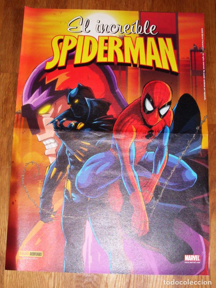 C&oacute;mics: P&Oacute;STER EL INCRE&Iacute;BLE SPIDERMAN (2 caras). - Panini, 2008 - Foto 2