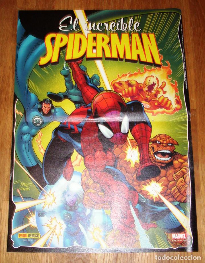 C&oacute;mics: P&Oacute;STER EL INCRE&Iacute;BLE SPIDERMAN (2 caras). - Panini, 2008 - Foto 1