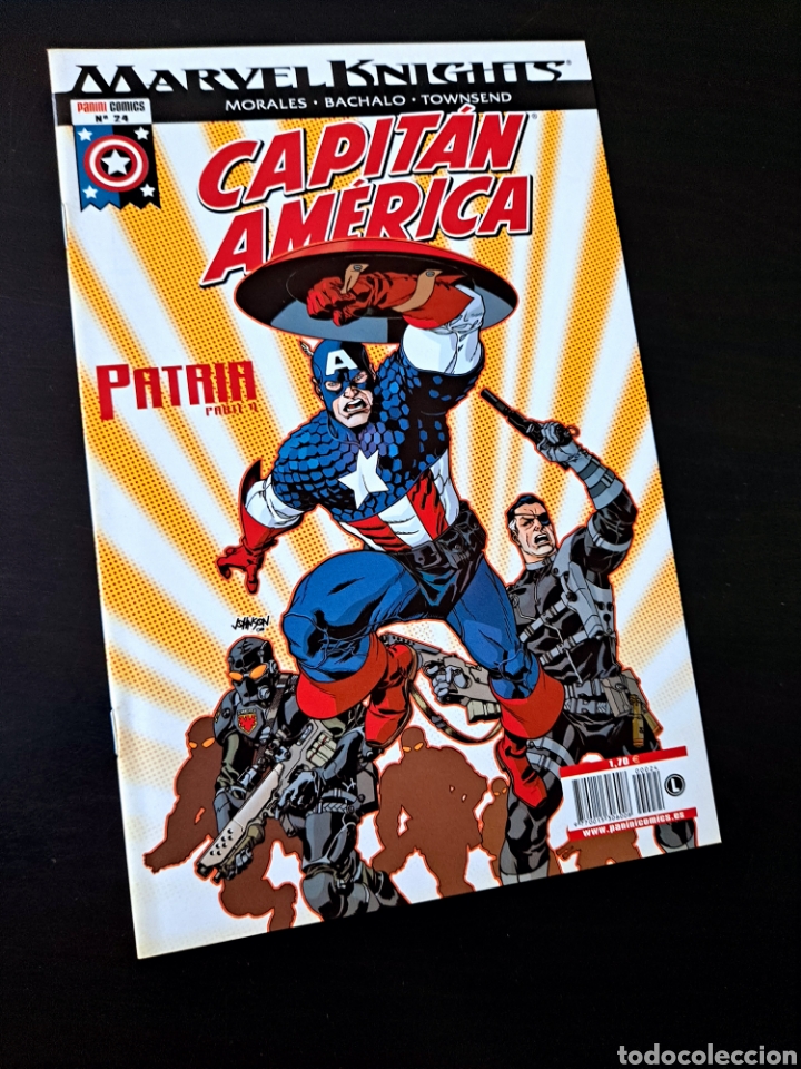 C&oacute;mics: DE KIOSCO MARVEL KNIGHTS CAPITAN AMERICA 24 PANINI COMICS - Foto 1