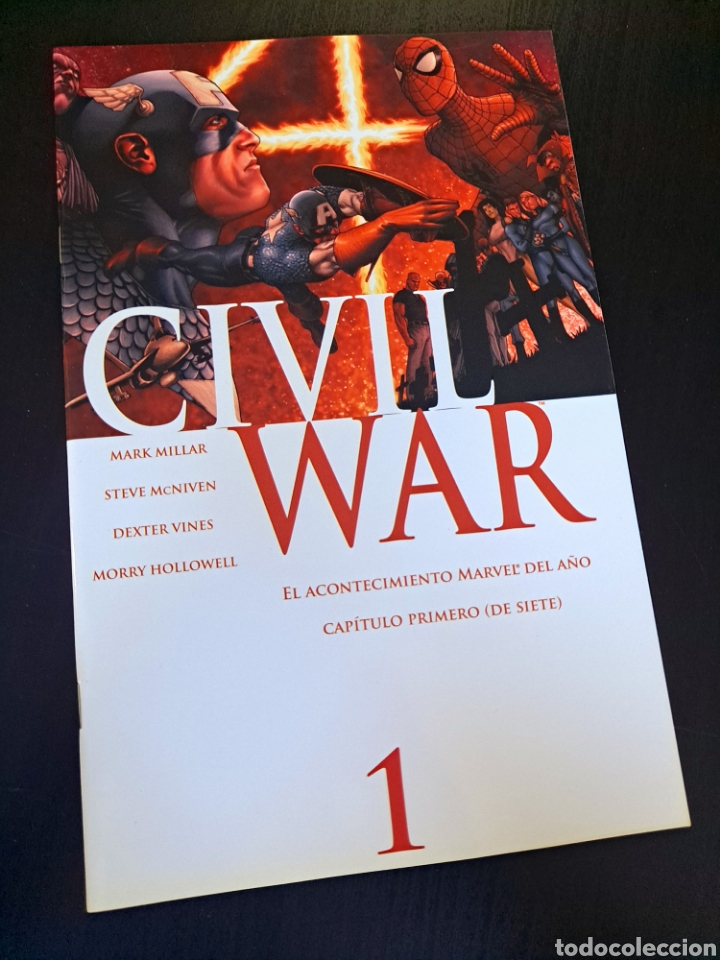 C&oacute;mics: DE KIOSCO CIVIL WAR 1 PANINI COMICS - Foto 1