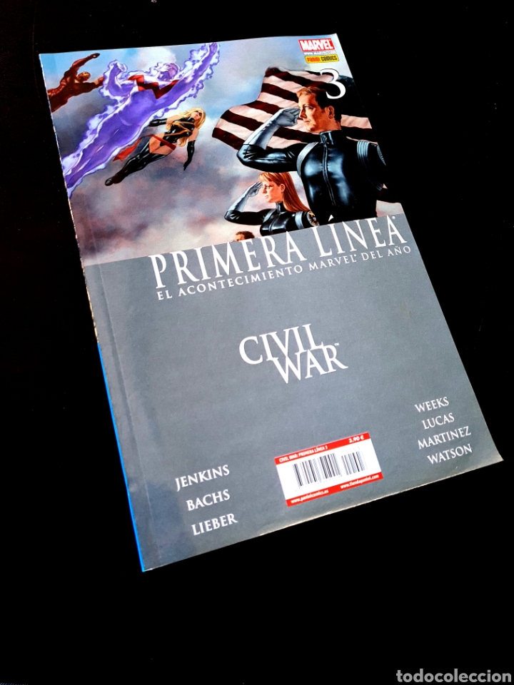 Comics : CASI EXCELENTE ESTADO CIVIL WAR PRIMERA LINEA 3 PANINI