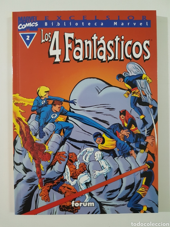 C&oacute;mics: BIBLIOTECA MARVEL 4 FANTASTICOS N&ordm; 2 - TOMO MARVEL FORUM - Foto 1