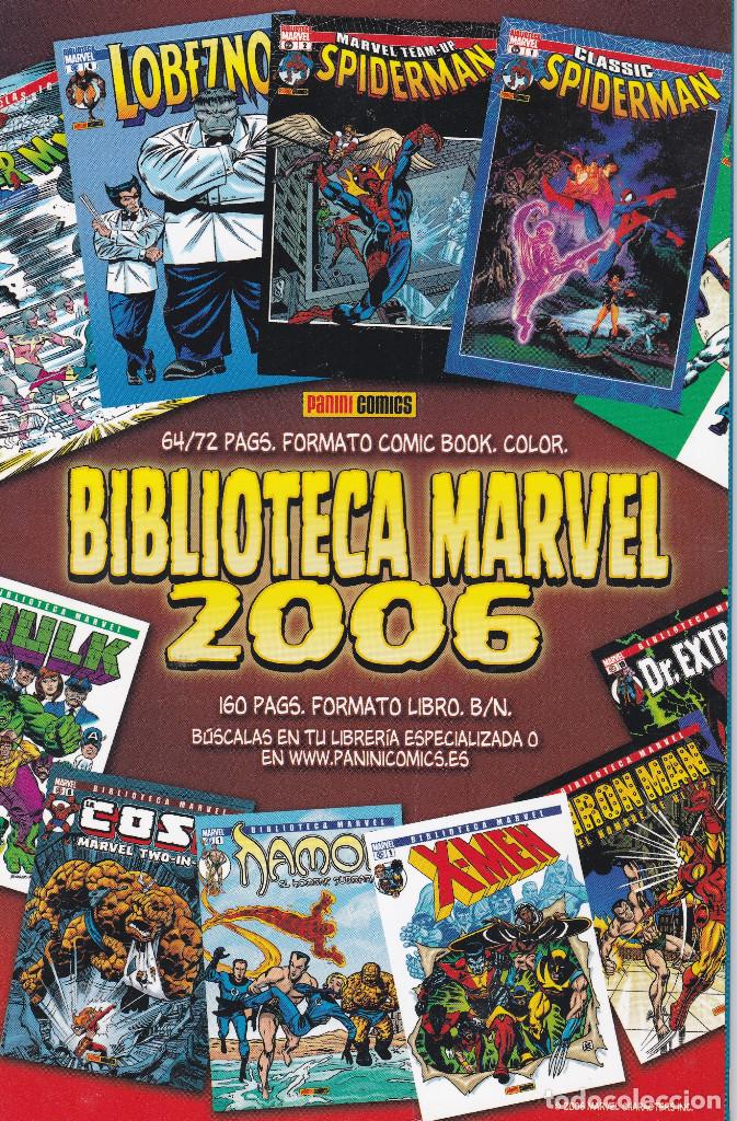 C&oacute;mics: SPIDERMAN A&Ntilde;O 2 N&ordm; 51 LOMO AZUL PANINI 2006 - Foto 2