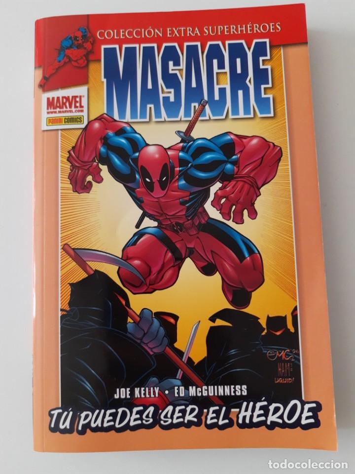 C&oacute;mics: COLECCION EXTRA SUPERHEROES. MASACRE 1. TU PUEDES SER EL HEROE - Foto 1