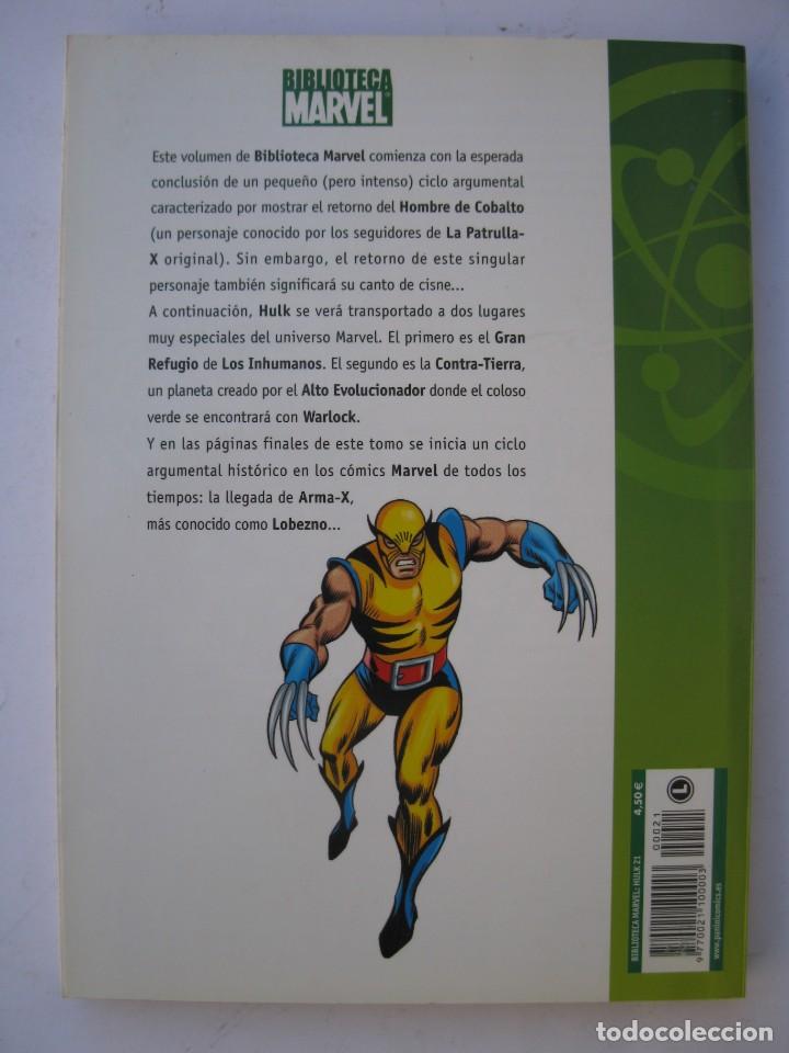C&oacute;mics: BIBLIOTECA MARVEL - HULK - N&ordm; 21 - PANINI COMICS. - Foto 3