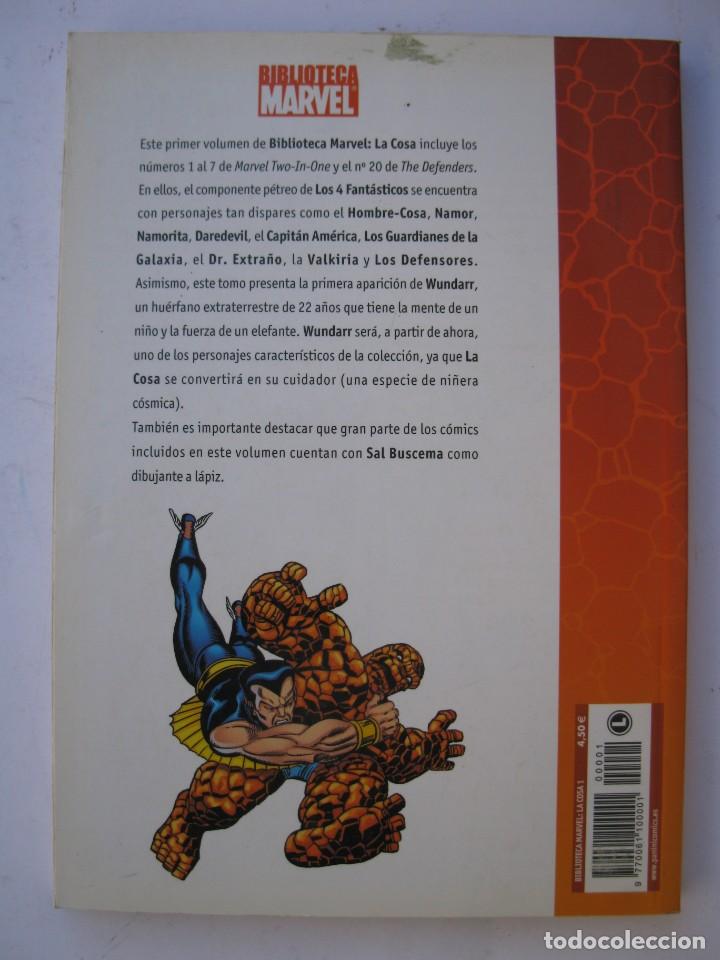 C&oacute;mics: BIBLIOTECA MARVEL - LA COSA - N&ordm; 1 - PANINI COMICS. - Foto 3