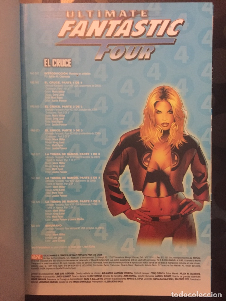 C&oacute;mics: FANT&Aacute;STIC FOUR : EL CRUCE COLECCIONABLE ULTIMATE N.26 ( 2012/2016 ) - Foto 3