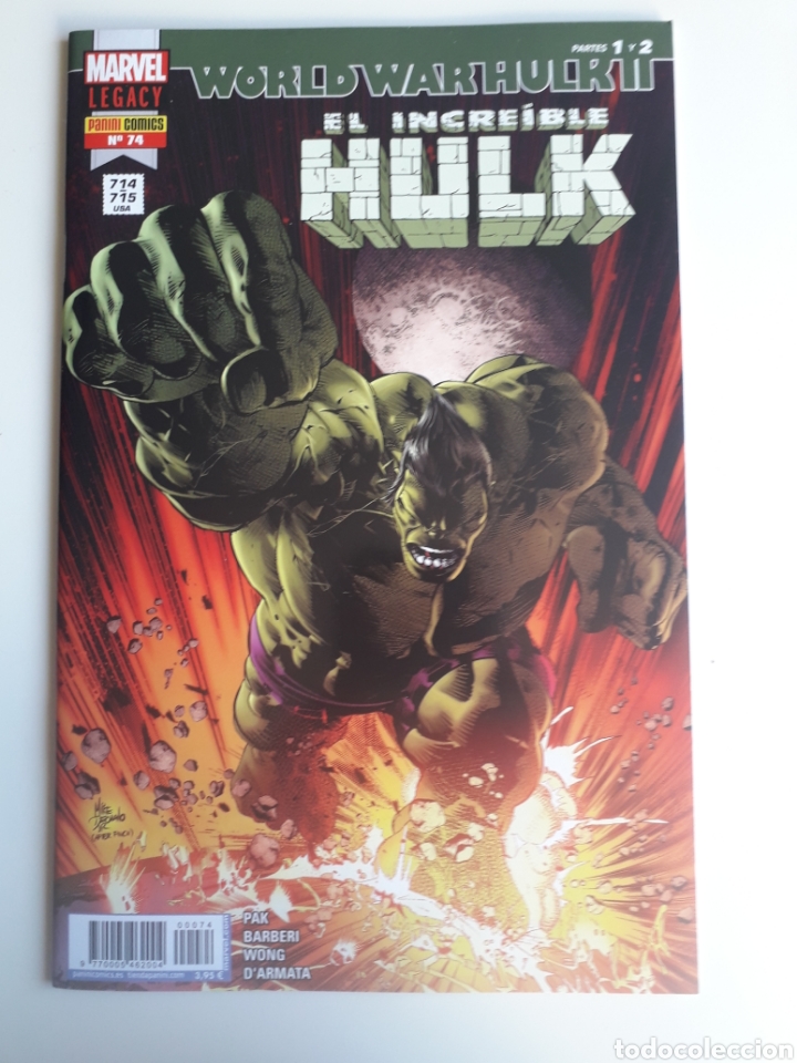 C&oacute;mics: El incre&iacute;ble Hulk num 74. Excelente estado - Foto 1