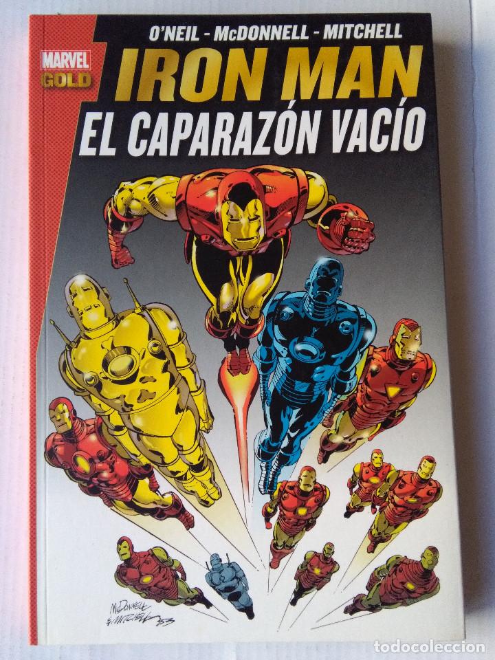 C&oacute;mics: MARVEL GOLD IRON MAN - EL CAPARAZ&Oacute;N VAC&Iacute;O - Foto 1