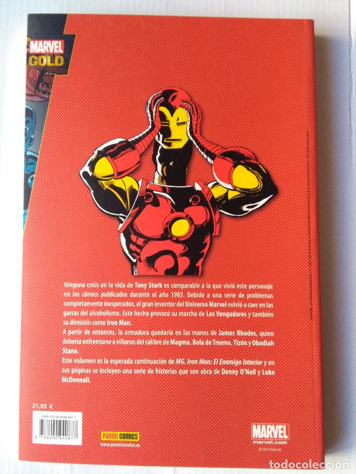 C&oacute;mics: MARVEL GOLD IRON MAN - EL CAPARAZ&Oacute;N VAC&Iacute;O - Foto 3