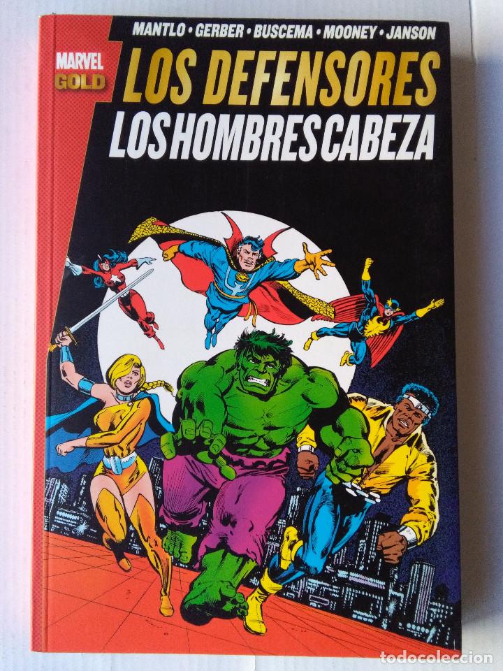 C&oacute;mics: MARVEL GOLD LOS DEFENSORES - LOS HOMBRES CABEZA - Foto 1