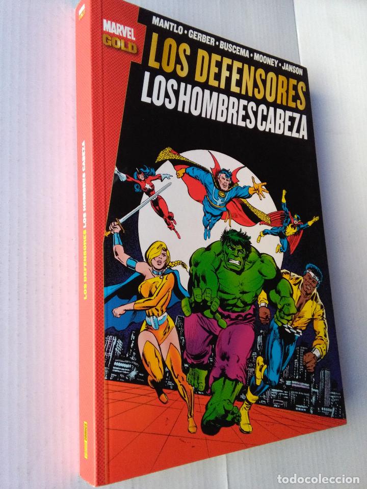 C&oacute;mics: MARVEL GOLD LOS DEFENSORES - LOS HOMBRES CABEZA - Foto 2