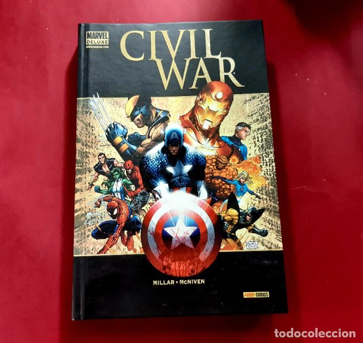 C&oacute;mics: CIVIL WAR INTEGRAL MARVEL Deluxe - Foto 1