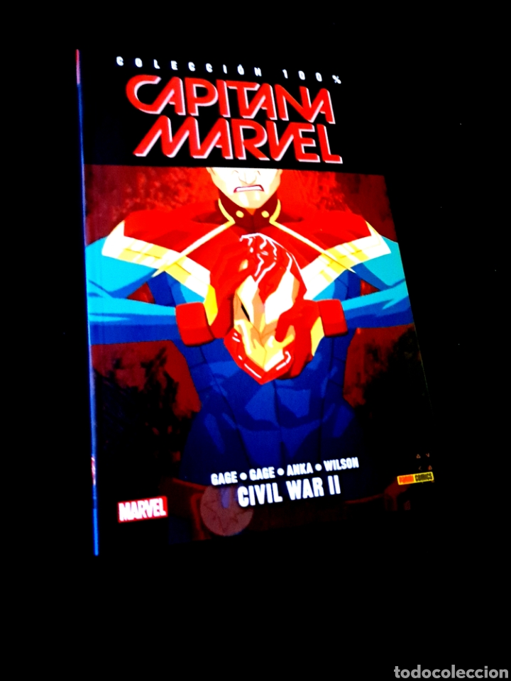 C&oacute;mics: DE KIOSCO CAPITANA MARVEL CIVIL WAR II 6 PANINI - Foto 1