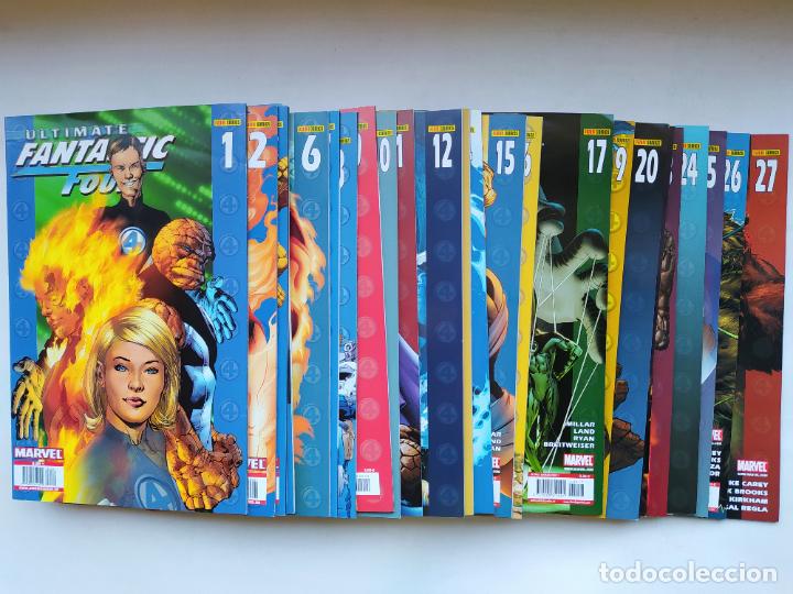 Comics : ULTIMATE FANTASTIC FOUR. COLECCION COMPLETA 27 NUMEROS. 1 AL 27 MARVEL PANINI COMICS. TDKC85