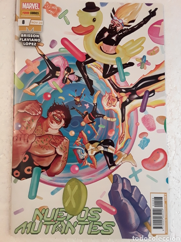 C&oacute;mics: Nuevos Mutantes 8 (grapa) - Brisson, Flaviano, Lopez - Panini / Marvel - Foto 1