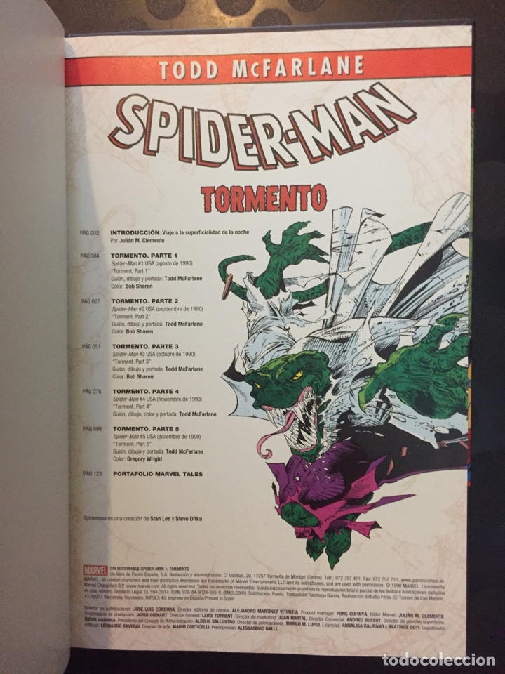C&oacute;mics: SPIDERMAN de TODD McFARLANE N.1 TORMENTO ( 2014 ). - Foto 3