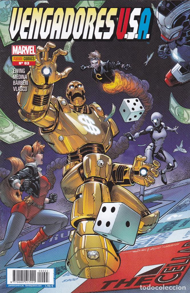 C&oacute;mics: VENGADORES USA - n&ordm; 3 - Junio 2017 - PANINI - - Foto 1