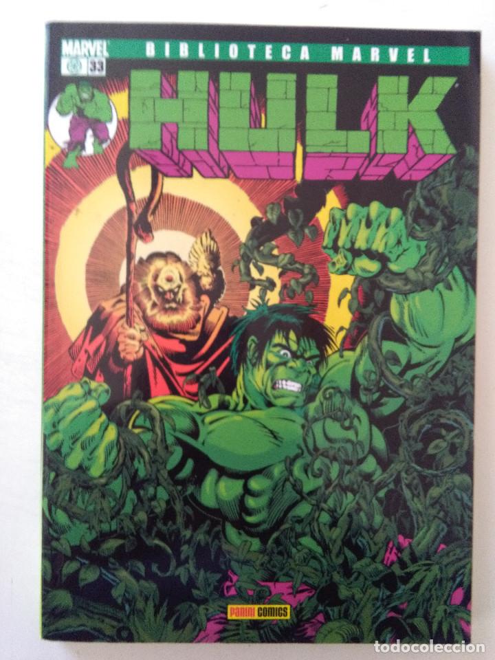 C&oacute;mics: BIBLIOTECA MARVEL HULK 33 PANINI - Foto 1