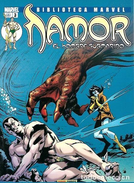C&oacute;mics: biblioteca marvel, namor n&uacute;meros 1-2-3, panini - Foto 2