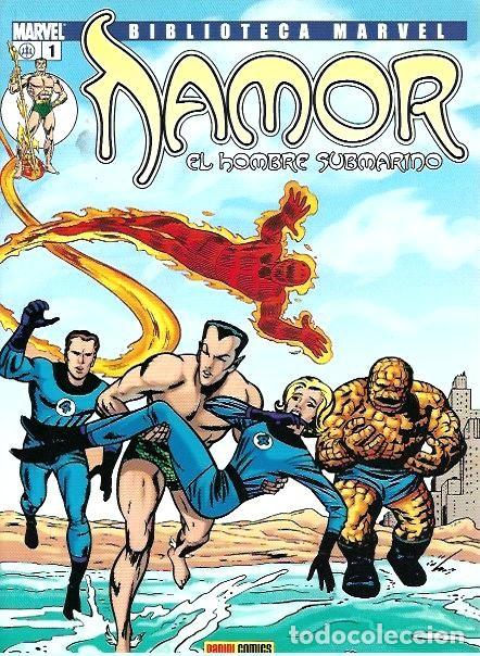 C&oacute;mics: biblioteca marvel, namor n&uacute;meros 1-2-3, panini - Foto 3