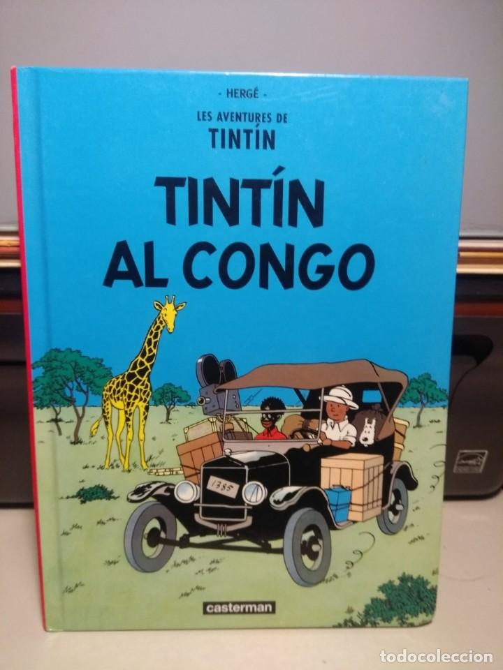 C&oacute;mics: COMIC LES AVENTURES DE TINTIN : TINTIN AL CONGO ( VERSION PANINI REDUCIDA, EN CATALAN ) - Foto 1