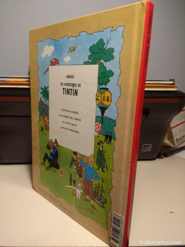 C&oacute;mics: COMIC LES AVENTURES DE TINTIN : TINTIN AL CONGO ( VERSION PANINI REDUCIDA, EN CATALAN ) - Foto 2