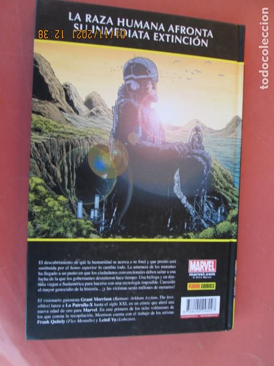 C&oacute;mics: NEW MEN - E DE EXTINCION -GRANT MORRISON MARVEL 1 DE 8 - PANINI COMICS - Foto 3