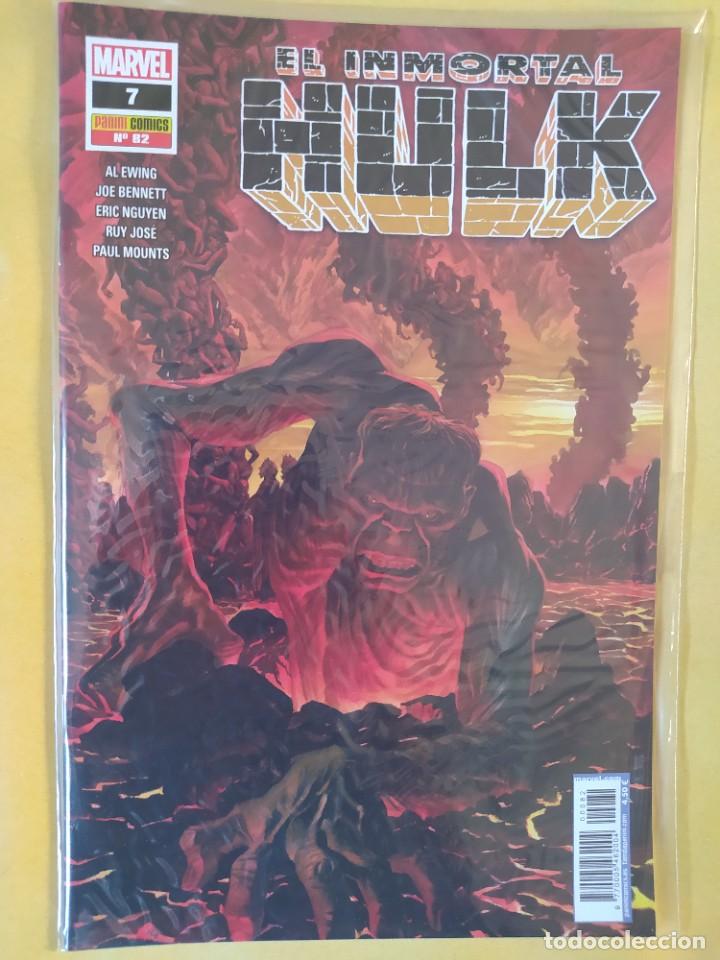 Comics : COMIC MARVEL EL INMORTAL HULK #7-EWING/ROSS- PANINI 2018-DESCATALOGADO-NUEVO(NM)-BOLSA & BACKBOARD