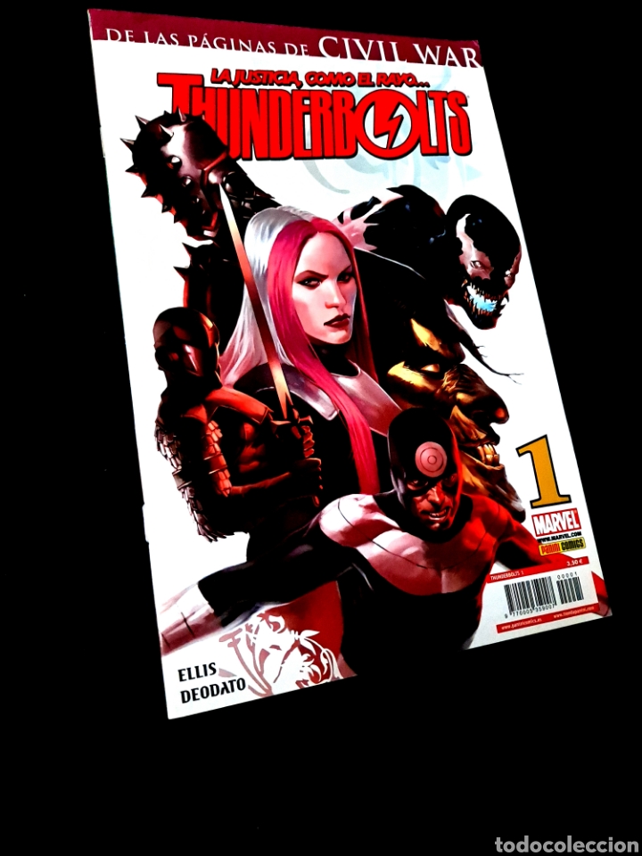 C&oacute;mics: EXCELENTE ESTADO THUNDERBOLTS 1 COMICS PANINI MARVEL - Foto 1